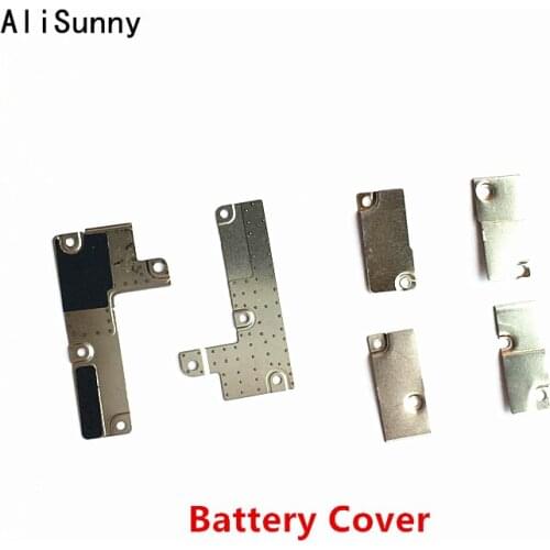 AliSunny 100pcs Battery FPC Flex Cable cover for iphone 6 6S 7 plus inner Metal Bracket Clip Holder parts for 7G 6G 6Plus