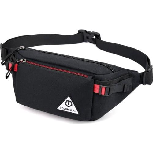 Brand Men Womens Belt Bags Dual Zipper Waist Pack Fashion Fanny Pack Crossbody Bag Waterproof Phone Bag Case for Shopping Bag