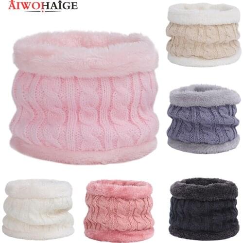 2019 Children Warm Scarf Baby Plus Thick Velvet Cotton Children Scarf Scarves Collar New Baby Winter Scarf For Girls Boys