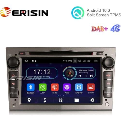 Erisin ES6960PG 7" Android 10.0 Car DVD RDS BT GPS 4G WiFi DAB+ Radio for Opel Combo Meriva Signum Astra