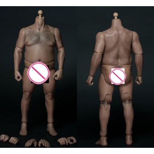 WorldBox AT018 1/6 Durable Fat Male Body Model 12‘’ Man Action Figure Toys