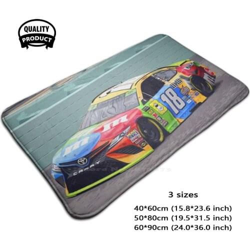 Racing 2018 Door Mat Foot Pad Home Rug Stock Car Racing Racecar Sports Daytona 500 Usa Daytona Joe Gibbs Racing 2018 Oval