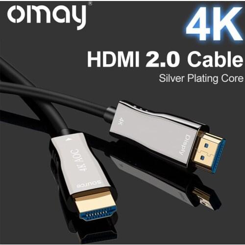 4k HDMI-compatible Cable 2.0 Video Optical Fiber HDR 60Hz 3D for HD TV Splitter Switcher Xbox 1m - 50m