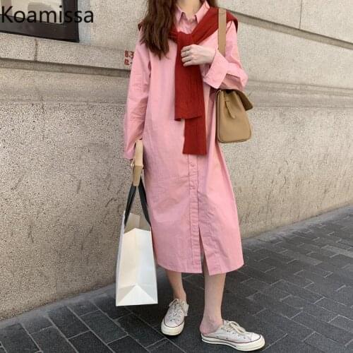 Koamissa Fashionable Shirt Dresses