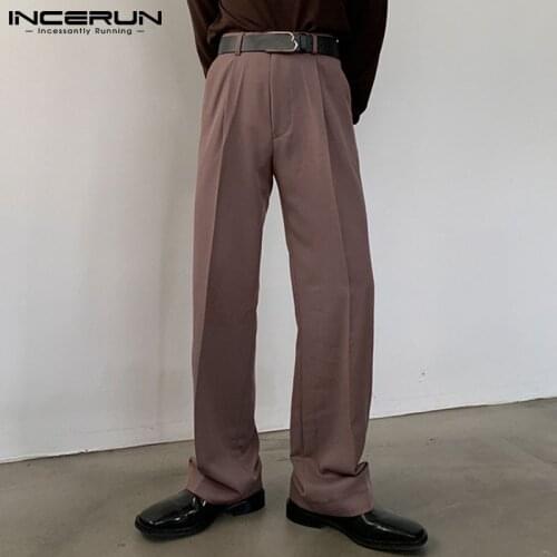 Fashion Men Pants Solid Color Streetwear Joggers Loose Pockets Korean Style Trousers 2021 Casual Pantalones Hombre 5XL INCERUN
