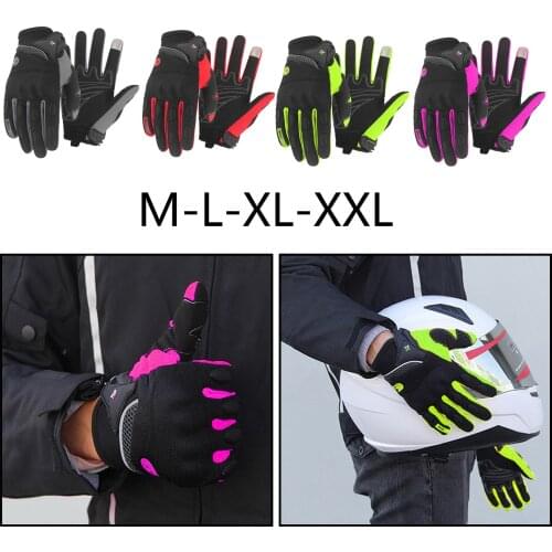 Motorcycle Gloves for Men and Women, Full Finger Touchscreen Motorbike Gloves for Road Racing, Cycling, Climbing, Motocross etc