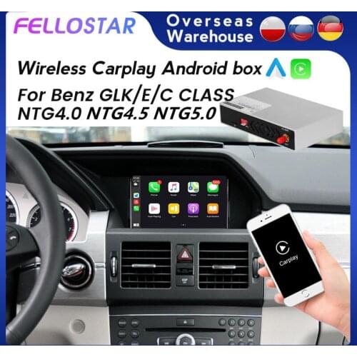 New!Wireless Carplay Android auto interface box For Mercedes Benz A B C E GLK C S CLA ML GL SLK NTG4.0 NTG4.5 NTG5.0 WiFi BT