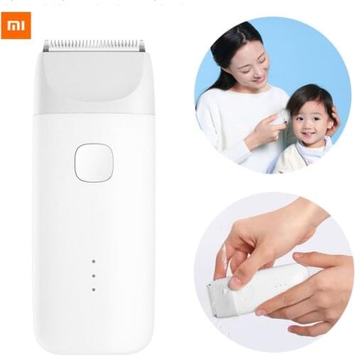 Original XIAOMI Mijia MITU Baby Hair Clipper IPX7 Waterproof Electric Hair Clipper Trimmer Silent Motor for Children Baby