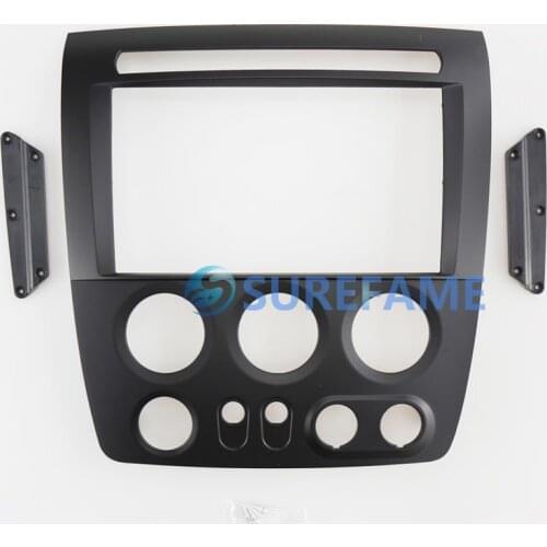 9 inch Car Fascia Radio Panel for Hummer H3 2005-2010 Dash Kit Install Facia Console Bezel Plate 9inch Adapter Trim Cover