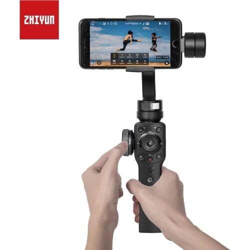 ZHIYUN Official Smooth 4 Phone Gimbal 3-Axis Handheld Stabilizer for Smartphones iPhone/Samsung/Huawei/Xiaomi VS DJI OSMO