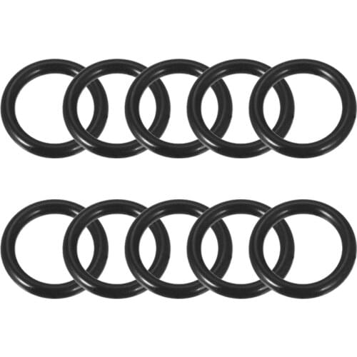 Uxcell O-Rings Nitrile Rubber 13.6mm x 18mm x 2.2mm Seal Rings Sealing Gasket 10pcs