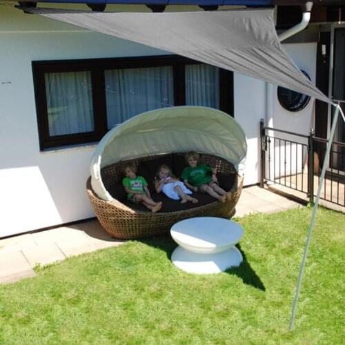 UV Block Shade Sail Wide Application Canvas Waterproof Foldable Shade Canvas for Travel Anti-ultraviolet sunshade canopy