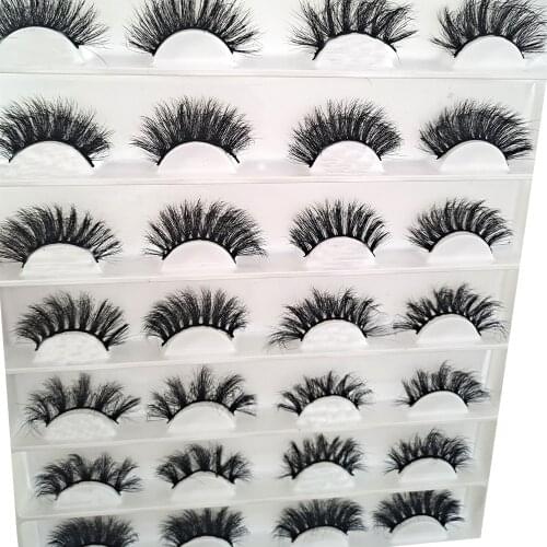 14Pairs Fluffy Lashes 10-25mm 3D Mink Lashes Long Thick Natural False Eyelashes Wholesale Lashes Vendors Makeup Mink Eyelashes