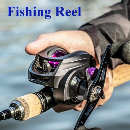 2021 New Baitcasting Reel 7.2:1 High Speed Drag Fishing Reel For Bass In Ocean Environment Reel Fishing