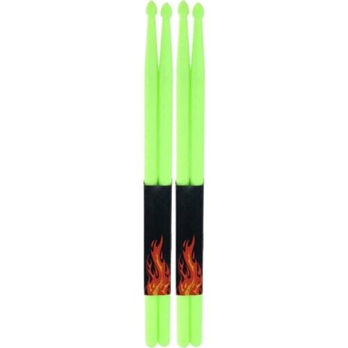 5A Luminous Light Up Drum Sticks, Luminous Light Up Drumsticks, Bright Luminous Nylon Drum Sticks