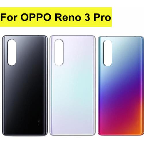6.5 inch For Oppo Reno 3 Pro Reno3 Pro 5G Back Battery Cover Door Housing case Rear Glass for OPPO Reno 3 Pro Battery Cover
