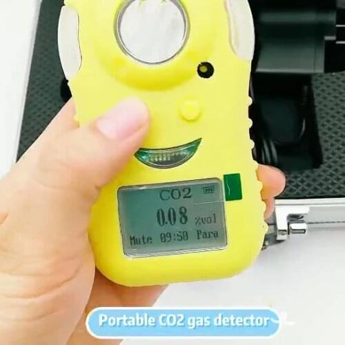 CE ATEX Portable rechargeable CO2 measure meter carbon dioxide gas detector