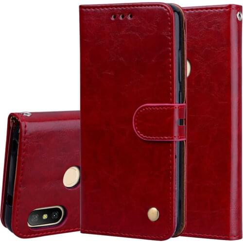 Case For Xiaomi Redmi 6 Pro Cover Mi A2 Lite Case Luxury Leather Wallet Case On Xiaomi Mi A2 Lite redmi 6pro stand Holder Shell