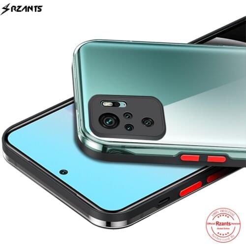 Rzants For Xiaomi Redmi Note 10 Pro Max 10S 4G 5G Case HD Transparent [Dazzle] thin Slim High Clear Protective Bumper Back Cover