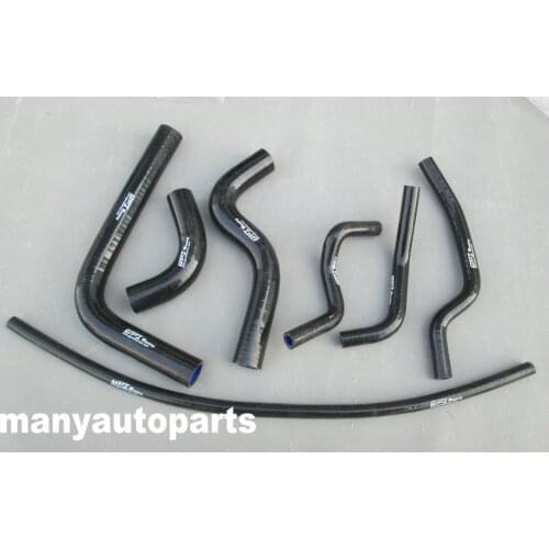 Black silicone radiator hose for SUZUKI SIERRA 1.3L SJ413 1984-1996 1985 1986 1987 1988 1989 1990 91 92 93 94 95 96