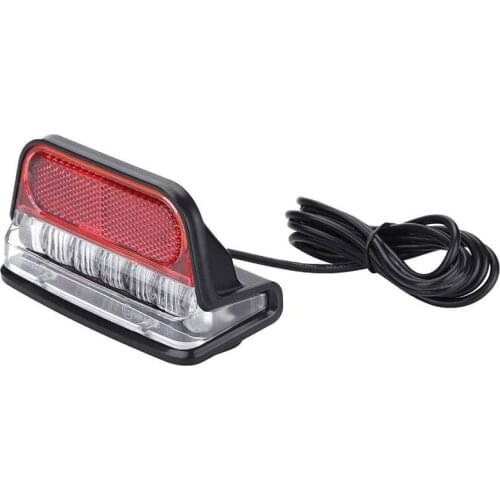 Electric Bike Light for Ebike Taillight DC 6V 12V 24V 36V 48V 60V Bicycle E-Bike Rear Tail Light Cycling Accessories