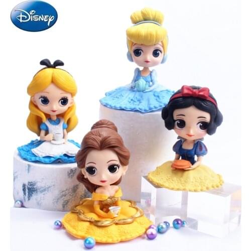 Disney Princess Figures Frozen 2 Snow Queen PVC Action Anime Dolls Figurines Ornaments Kids Toys For Children Decor Gifts