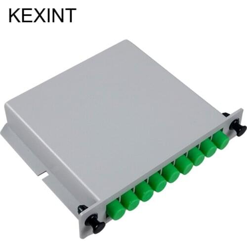 KEXINT PLC Splitter 1*8 Insertion LGX Cassette Type FC APC 1.5M/ 10pieces
