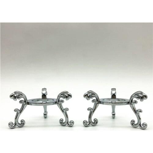 Beautiful 1 PC Crystal Ball Base Handicraft Desktop Ornaments Photography Support Metal Holder Props Display Stand Sphere Stone