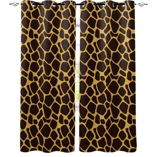 Leopard Animal Fashion Modern Curtains for Living Room Bedroom Kitchen Curtains Drapes Window Treatments