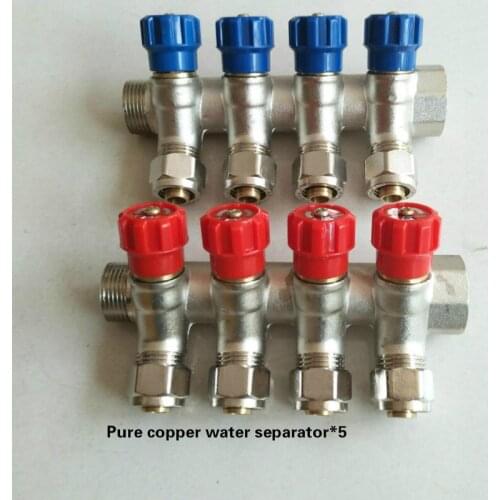 Copper water separator, floor heating water separator, geothermal water separator, engineering special water separator