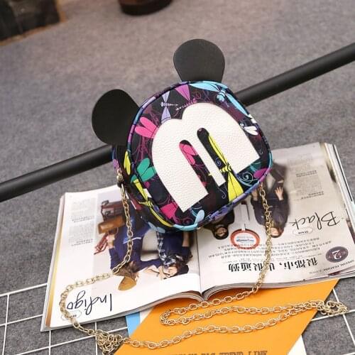 Cute High Quality Hot Cartoon Mouse Women Handbag Kids School Bags For Girls Teenagers Cartoon Bags Children