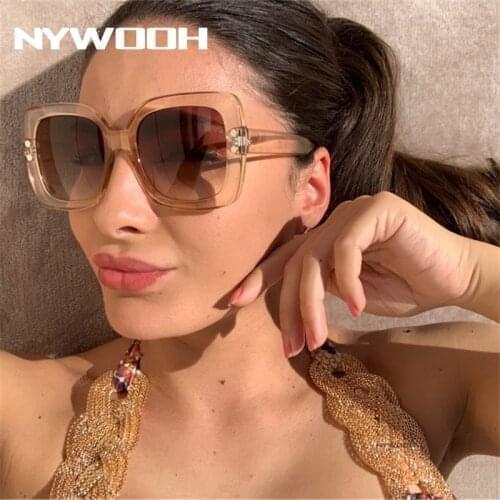 NYWOOH Women's Sunglasses Transparent Glasses