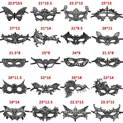 Wholesale Women Half Face Fox Butterfly Mask Peacock Lace Unshaped Halloween Party Eye Mask 20pcs/lot New