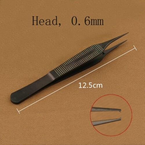 Edison Cosmetic Surgery Nose Ophthalmology Fine Tissue Tweezers Double Eyelid Fat Eyelid Tweezers With or without Tooth Hooks