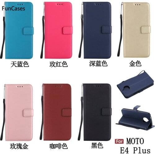 Luxurious Wallet Phone Case sFor Funda Moto E4 Plus Card slot Case Accessory Cute Flip Case For Motorola E4 Plus Cuaderno Ajax