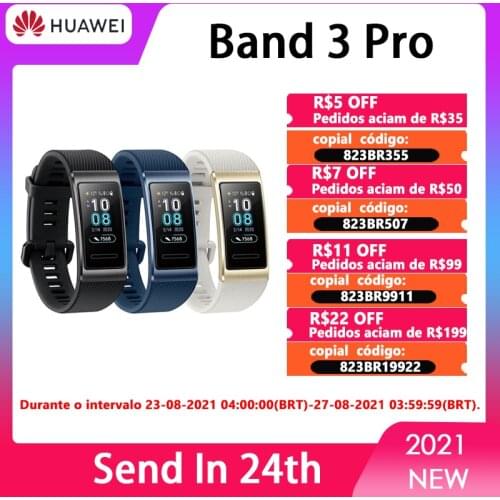 Huawei Band 3 Pro Band 3 Smart Bracelet band 3 0.95 inch Tracker Swimming Waterproof Bluetooth Fitness Tracker Touch Screen