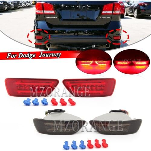 LED Rear Bumper Reflector Light For Jeep Grand Cherokee Compass/WK2/Dodge Journey 2011-2017 Car Signal Lamp Tail Light
