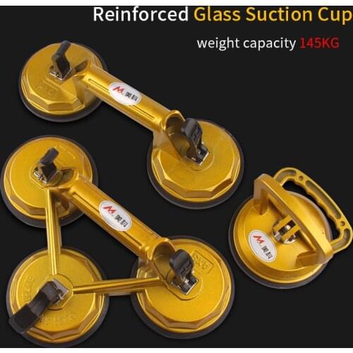 Vacuum Suction Cup Glass Lifter Powerful Glass Tile Carrier Gripper Sucker Plate for Glass Tiles Mirror Granite Lifting Tool