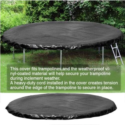 Trampolines Weather Cover Waterproof Cover Rainproof Protection Cover Perfect for Outdoor Round Trampolines