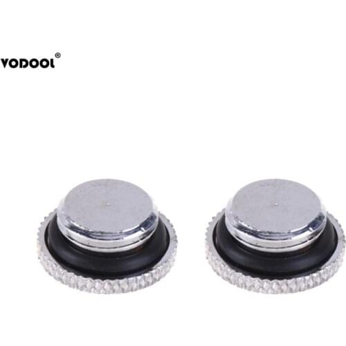 VODOOL 2Pcs G1/4 " Thread Brass Low Profile Plug For PC Water Cooling Radiator Reservoir Cooler Computer Components Accessories