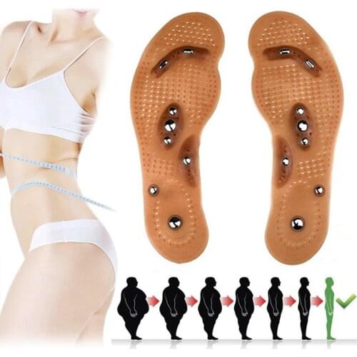 Magnetic Massage Slimming Insole For Foot Massage 1 Pair Physiotherapy Therapy Acupressure Insoles Feet Massage Detox Insoles