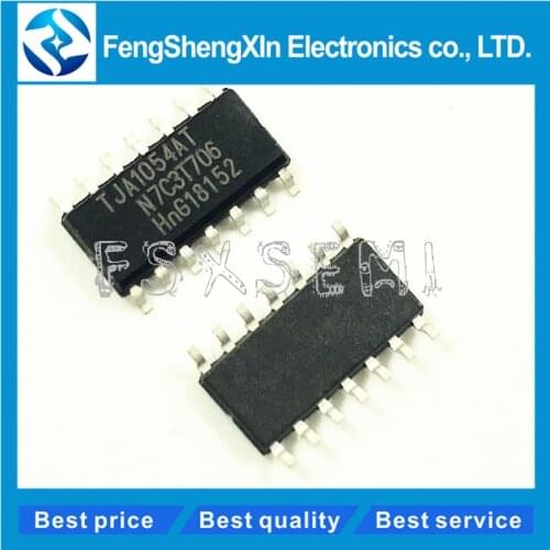 10pcs/lot New TJA1054 TJA1054T TJA1054AT TJA1054A SOP-14 Auto PC board fault tolerant CAN transceiver chip