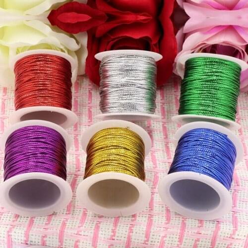 100M / Bag High Elastic Quality 1 mm Round Belt Gift Packaging Tag Band DIY Sewing Accessories