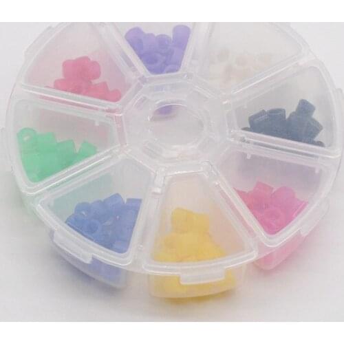 160 Pcs/8 colors Dental Silicone Instrument Code Rings For Dentistry Lab Dental Autoclavable Universal Orthodontic