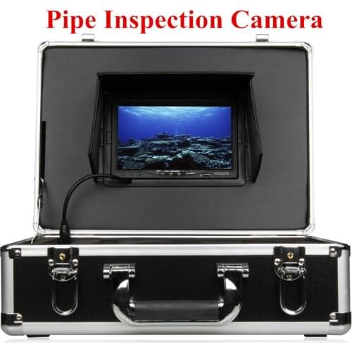 7 inch Monitor 23mm Camera Head 20M Cable Sewer Pipeline Drain Inspection Camera System Used for Underground Pipe Inspection