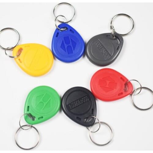 300pcs/lot 125Khz RFID Proximity EM ID Card Token TK4100 Tags Key Keyfobs for Access Control Time Attendance