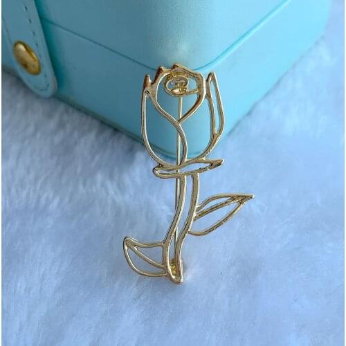 Brooch womens plants, Japan and South Korea against the exposed pins aureate deserve to act the role of a corsage spot