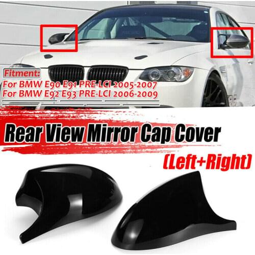 For BMW 1 3 Series E81 E82 E87 E88 E90 E91 E92 E93 2005-2007 Auto Side Wing Cover Car Rear View Mirror Cover Caps