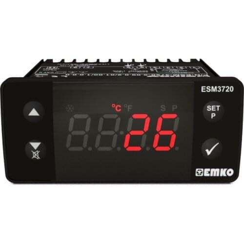 EMKO ESM-3720 ESM3720 Temperature Controller PID or ON/OFF selectable temperature control 76mm x 34,5mm
