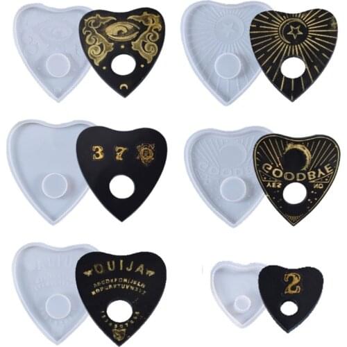 Divination Tray Psychic Board Casting Silicone Mould DIY Crafts Making Tool Crystal Epoxy Resin Mold
